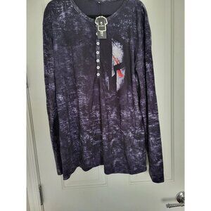 NWT RARE Jelly Buddy Warrior Lifestyle Shirt Mens Sz 2XL Long Sleeve